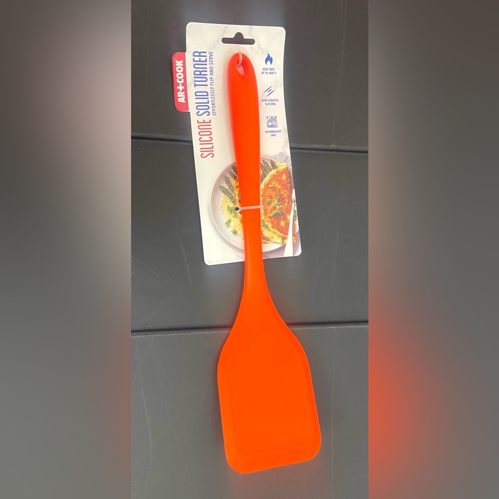 New AR + Cook non cratch silicon solid turner 🎁 birthday high quality Christmas